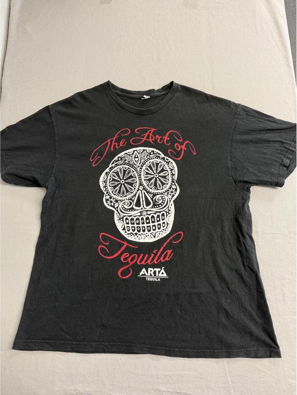 Arta Tequila Promo T-shirt Sugar Skull The Art of Tequila -L